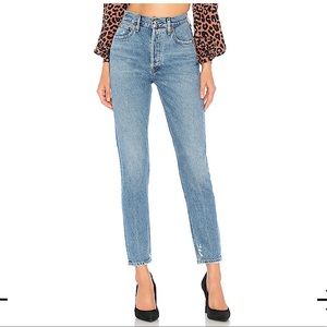 AGOLDE Jamie high rise classic light blue size 25